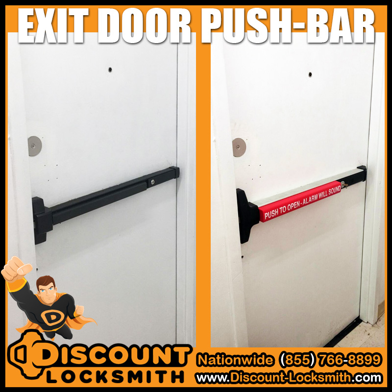 Exit Door Panic Bar Repair and Installation Discount Locksmith LLC